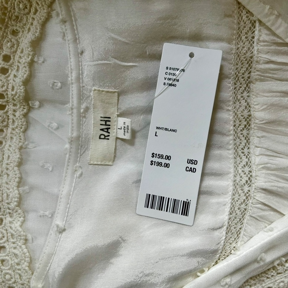 SALE Solstice Lace Inset Button-Front Maxi Dress (RAHI for Urban Outfitters) - Picture 3 of 9
